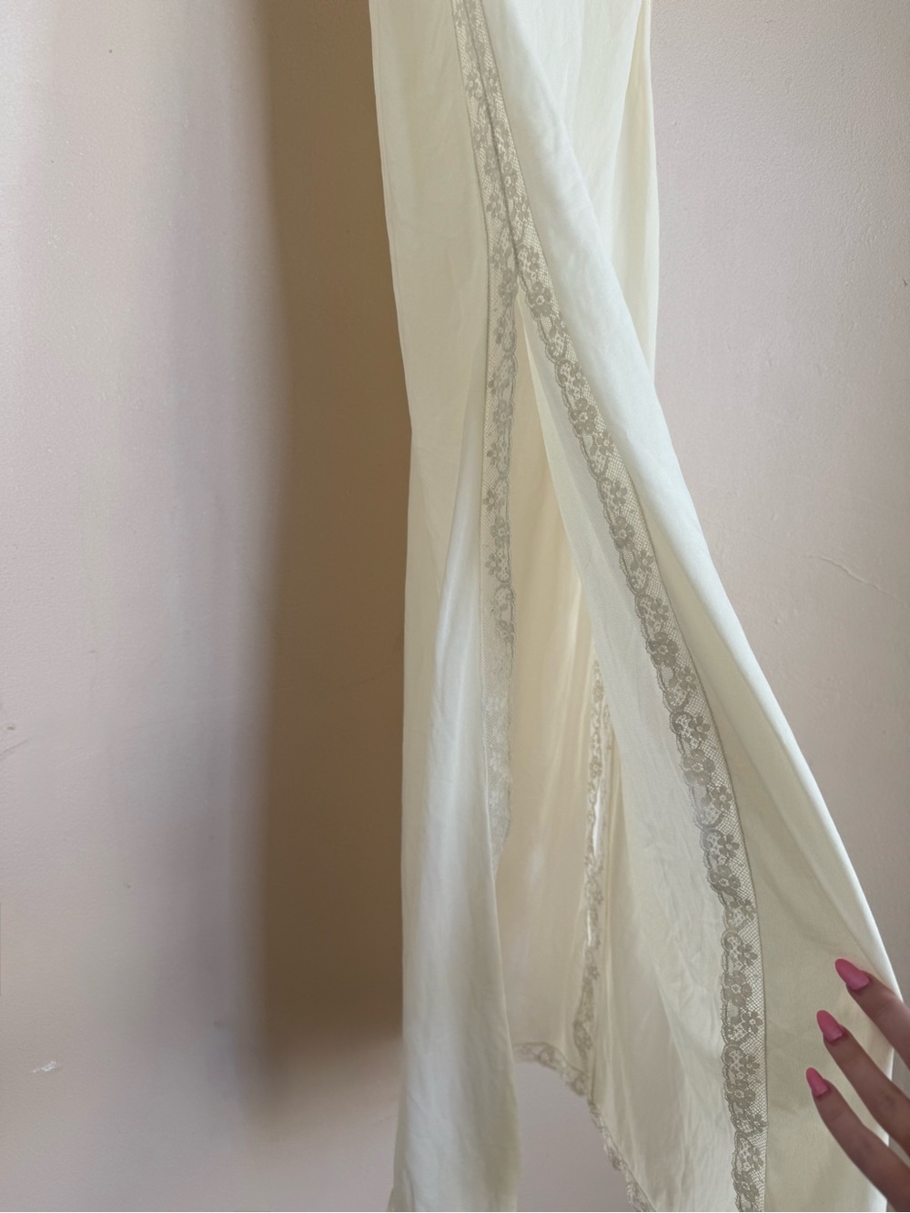 Christian Dior Vintage Lace Trim Slip Dress - Picture 4 of 8